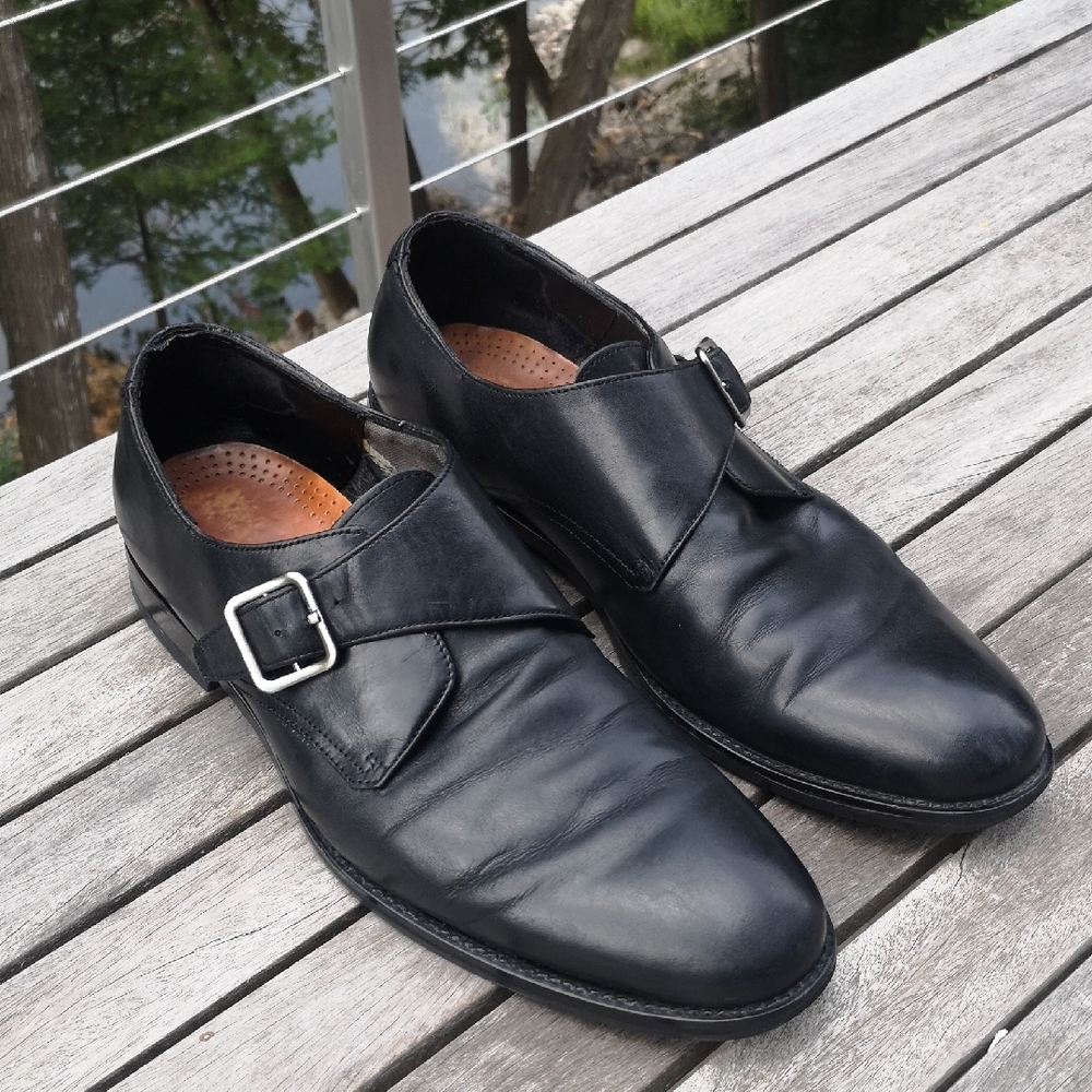 Johnson & Murphy men's buckled dress shoes
